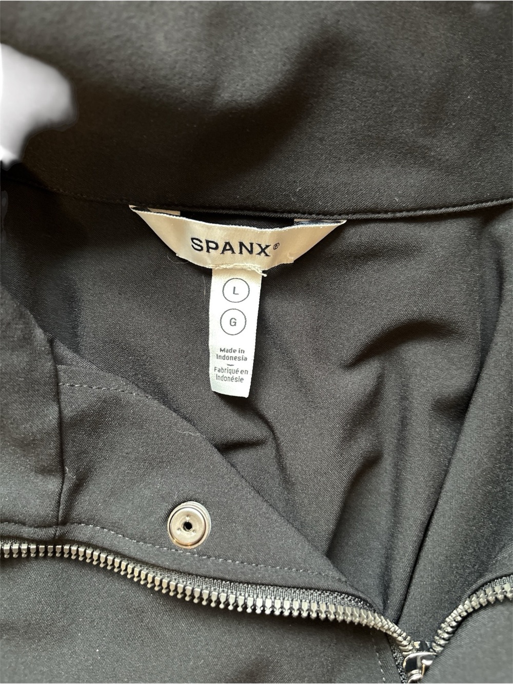 SPANX size Large Casual Fridays Cinched Everyday lightweight bomber Jacket - Picture 6 of 11